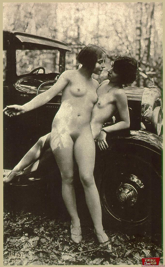 PinkFineArt 30s Vintage Lesbians from Vintage Classic Porn 